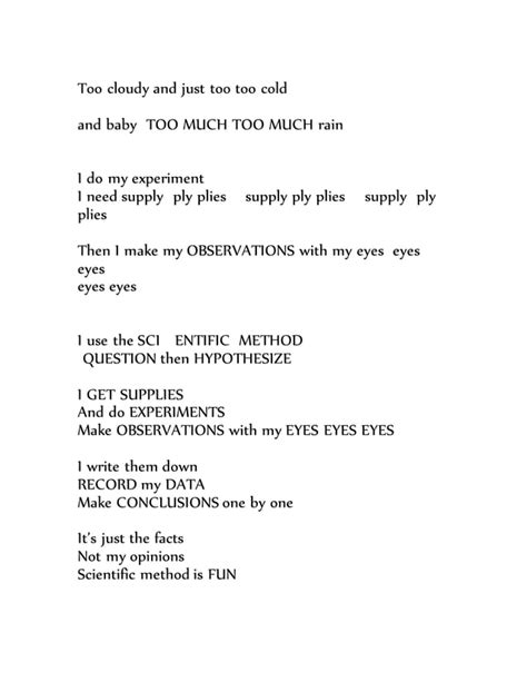 Science Method Song 的图像结果