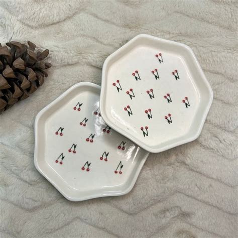 3D Cherry Snack Plates – Aadhyam Decors