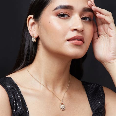 Embellished Tear Drop Necklace Set – The Beach Company