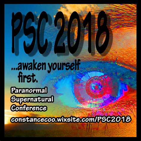 Paranormal Supernatural Conference 2018, Police Protective Association ...