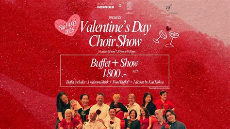 Valentines Choir Show & Buffet @Bonjour Bonsoir, Bonjour Bonsoir 179 ...