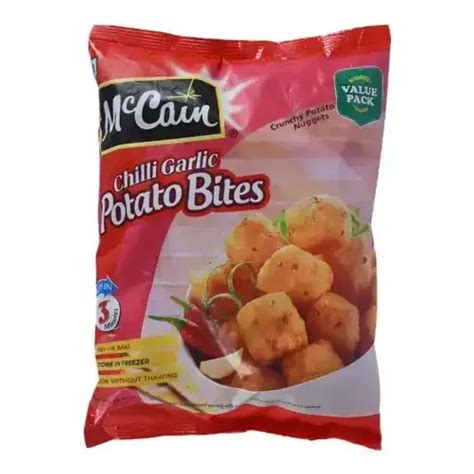 MCCAIN CHILLI GARLIC POTATO BITES 1.24 KG