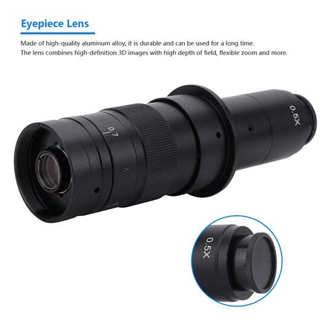 Buy Micro Lens, C- Eyepiece Lens, 180X Monocular Optical Zoom Micro ...