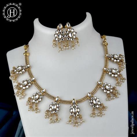 Buy High Quality South Indian Jewelry, Temple Jewelry, Ad Stone Choker ...