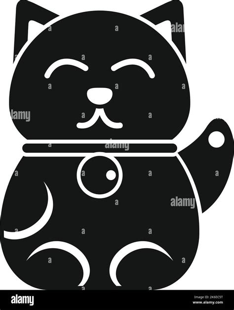 Lucky cat icon simple vector. Japan maneki. Chinese fortune Stock Vector Image & Art - Alamy