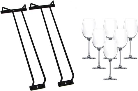 MBCARE Wine Glass Rack, Under Cabinet Wine Glass Holder Alloy Steel ...
