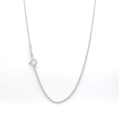 Jewelove™ Chains Thin Japanese Platinum Chain with Cylindrical Diamond ...