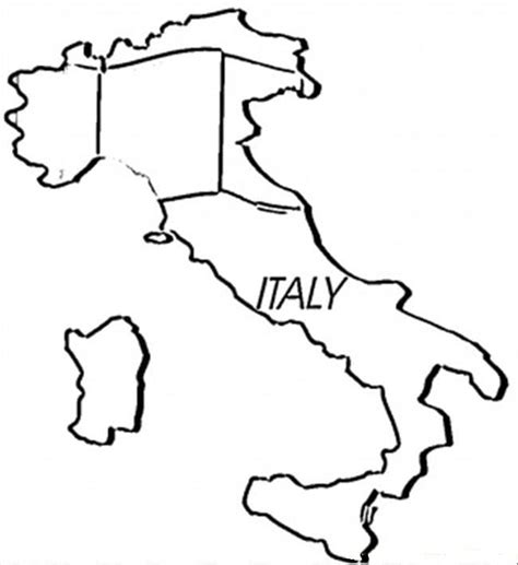 Printable Map Italy 的图像结果