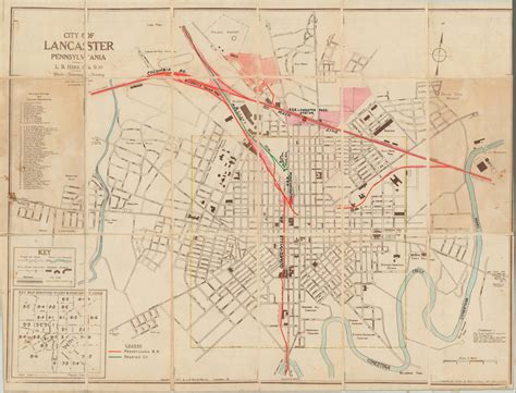 City of Lancaster Pennsylvania | Curtis Wright Maps