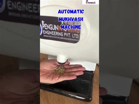 Automatic Mukhwas Dispenser Machine - Automatic Pani Puri Frying ...