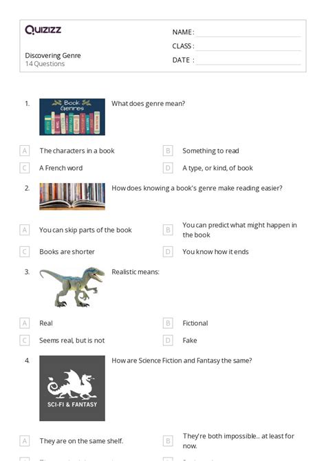 50+ Genre Writing worksheets for 3rd Class on Quizizz | Free & Printable