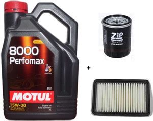 MOTUL 8000 Perfomax 5W-30, Oil & Air Filter Combo for Maruti CIAZ ...