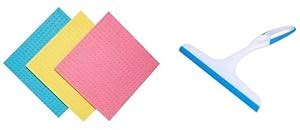MOHINI Kitchen Platform and Glass Wiper, Pack of 1 Piece & Sponge Wipe ...