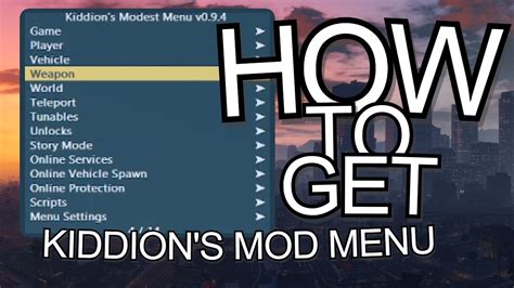 Image result for Kiddion's Mod Menu. Update