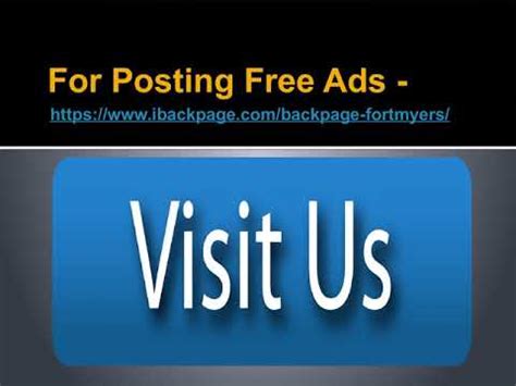 I-Backpage Fort Myers -Alternative to Backpage - YouTube