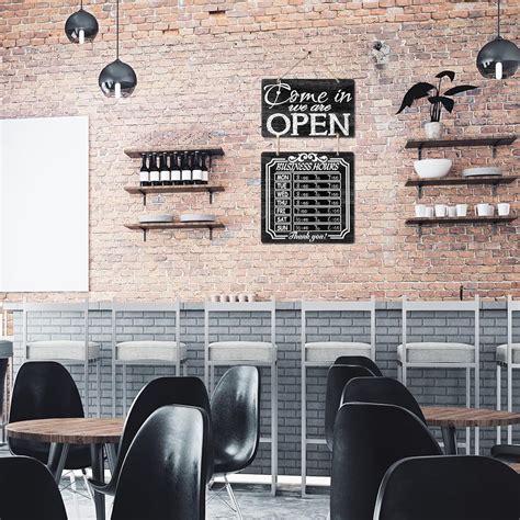 Yulejo Open Closed Signs Business Hours Sign India | Ubuy