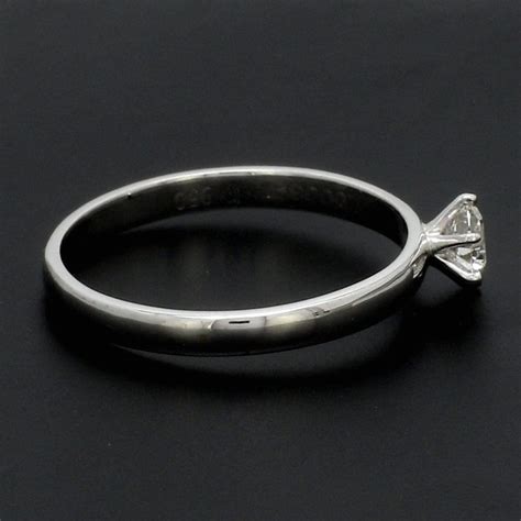 15 Pointer Classic 6 Prong Platinum Ring SKU 0012-A