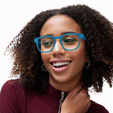 Blue Block Phone Screen Glasses : Caribbean Full Rim Wayfarer Lenskart ...