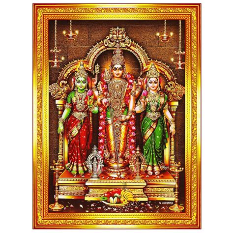 Pavan Photo Laminations Lord Murugan Valli Deivanai Subramanya Swamy ...