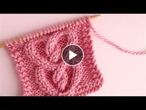 Image result for Cable Knit Heart Pattern