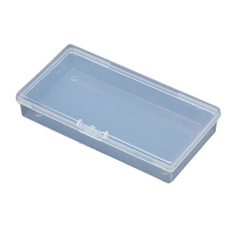 長條PP盒白色長方形塑料盒子加厚小中號精品盒數碼收納包裝盒半透明盒