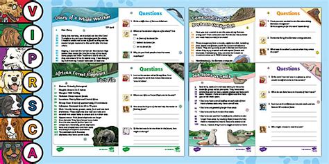 UKS2 Endangered Species 60-Second Reads Activity Pack
