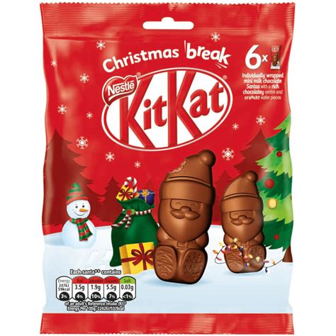 Nestle Kit Kat Santa British Christmas 12x55g - Pacific Candy Wholesale