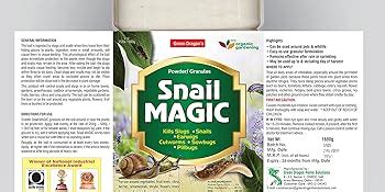 Green Dragon's Home Solutions | Natural & Organic | SNAIL MAGIC, Garden ...