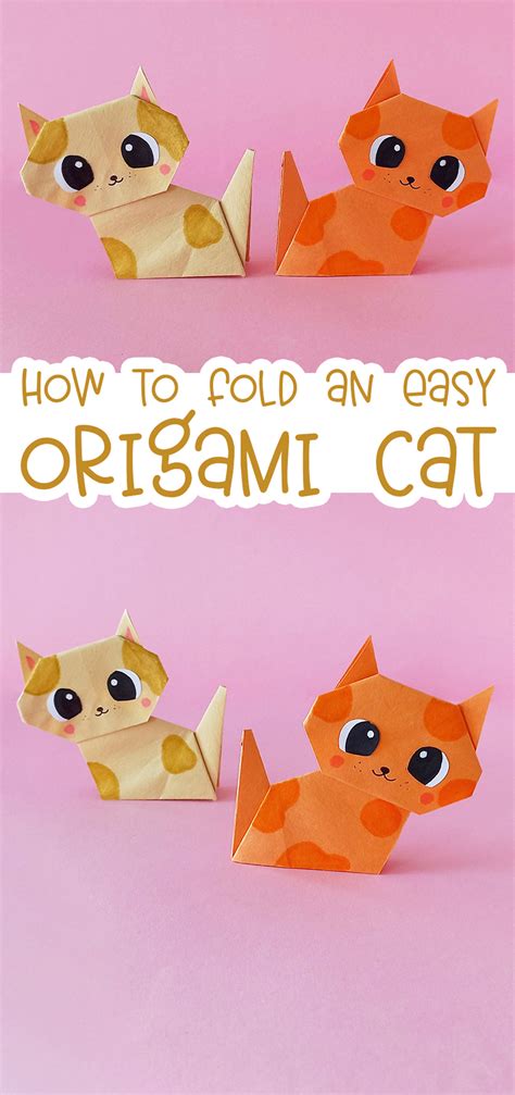 Origami Cat Tutorial 的图像结果