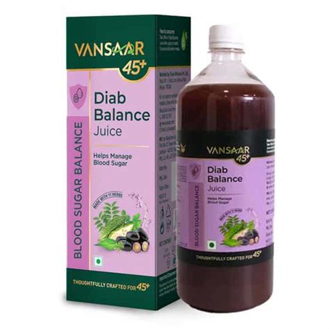 Buy VANSAAR 45+ DIAB BALANCE JUICE BOTTLE OF 1 LTR Online & Get Upto 60 ...