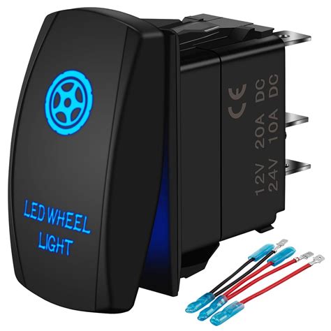 OTOMO LED Wheel Light Rocker Switch 5-Pin | Ubuy India