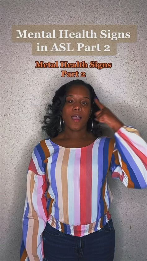 Mental Health Signs in ASL Part 1-3! | Asl sign language words, Asl ...