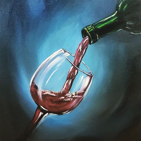 Canvas Wine Painting at Lucy Souliere blog