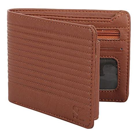 Buy STYLER KING Artificial Leather Multiline Men Wallet Tan at Amazon.in
