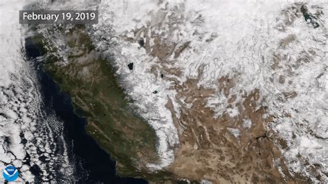 The Snowy Sierra Nevada | NESDIS | National Environmental Satellite ...
