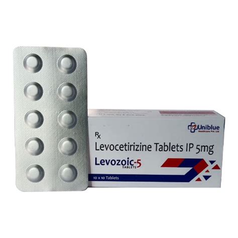 LEVOZOIC-5 Tablets Uniblue Healthcare Pvt. Ltd.
