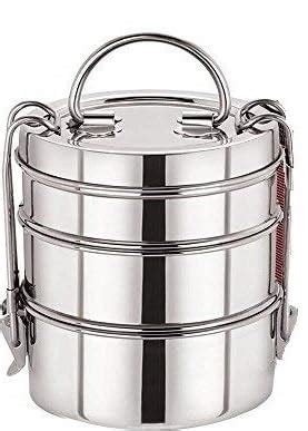 Buy R S HOME KITCHENWARE Stainless Steel Tiffin Box For School/Office ...