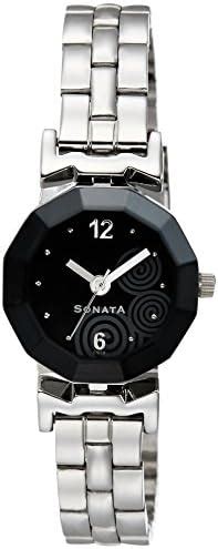 Sonata Stainless Steel Women Analog Watch-8172Nl01, Pink Dial ...