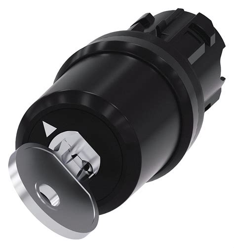 SIEMENS, 2 Position, 22 mm Panel Mounting Size, Keyed Selector Switch ...