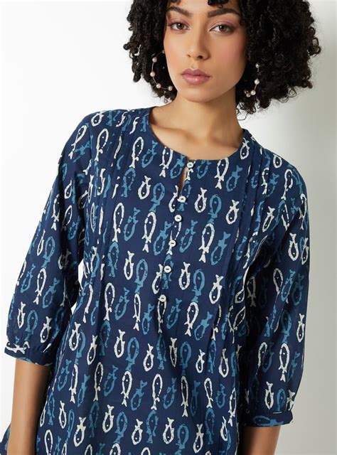 Buy Women Printed Straight Kurti Online at just Rs. 499.0 ...
