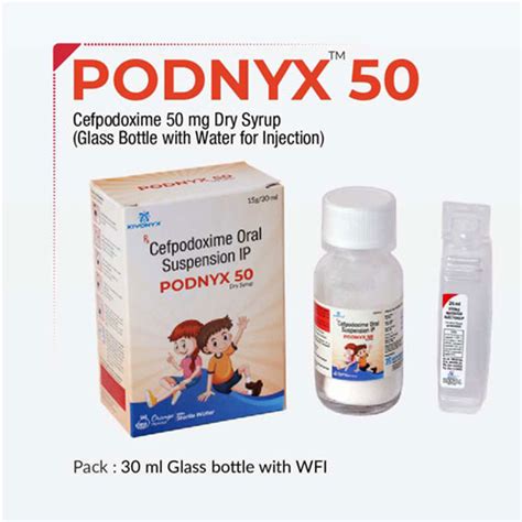pediaPODNYX-50 Dry Syrup Kivonyx Healthcare Pvt. Ltd.