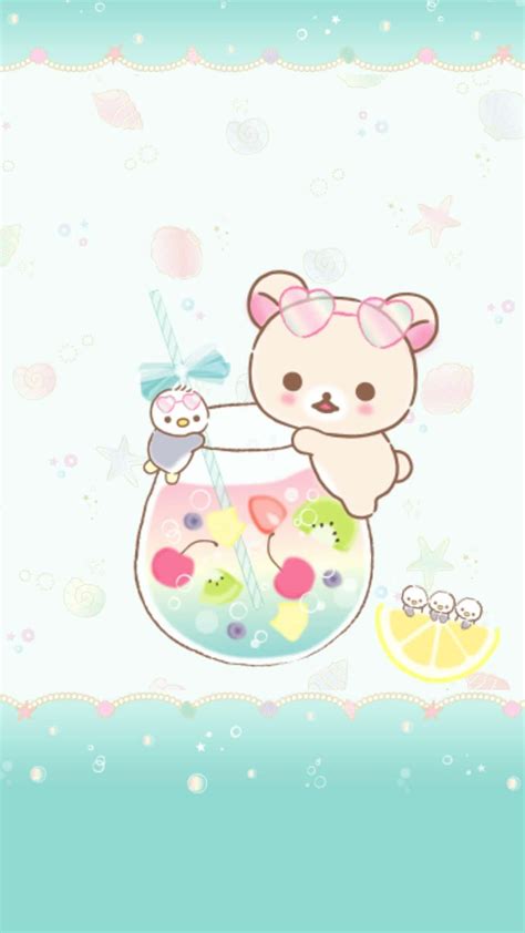 Download Look at this adorable Rilakkuma bear! Wallpaper | Wallpapers.com