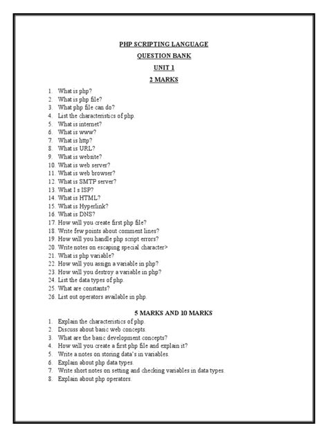 PHP Programming Questions 的图像结果