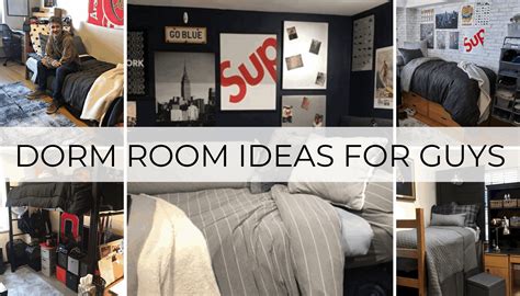 Dorm Room Ideas For Guys | 12 Ideas For Guys Dorm Rooms That Aren’t ...