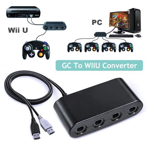 Aitoo Gamecube Controller Adapter Updated Version Adapter Converter Wii ...