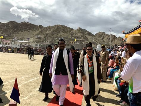 Ladakh BJP MP during 73rd Independence Day celebrations