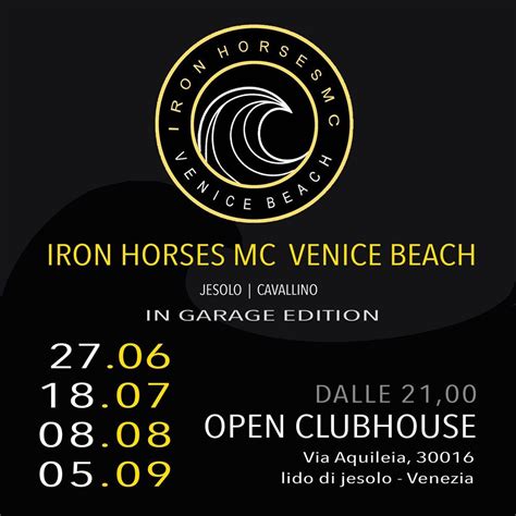 IHMC VENICE BEACH OPEN CLUB @ IN GARAGE JESOLO, IN GARAGE, Jesolo, 5 ...