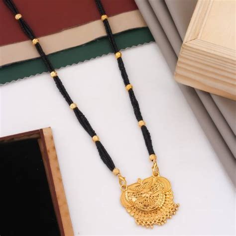 1 Gram Gold Plated Mangalsutra - Buy 1 Gram Gold Plated Mangalsutra ...