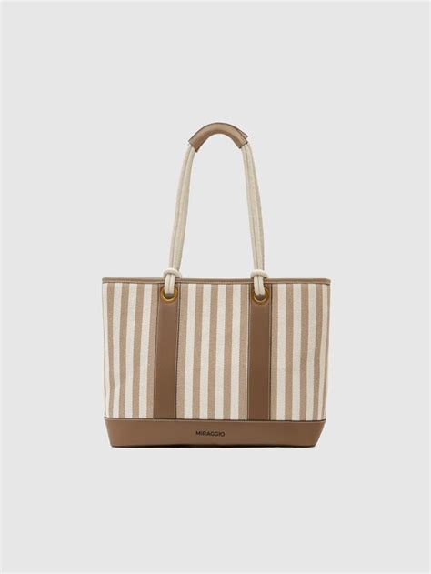 Buy Beige Destiny Tote Bag Online- Miraggio