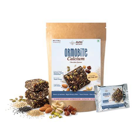ORMOBITE - Natural Substitute for Calcium Supplement - Snack Bite ...